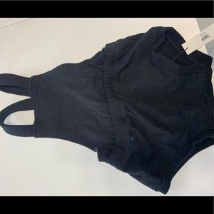 NWT 24m black romper